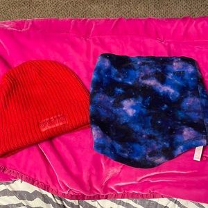 PINK hat and ski mask